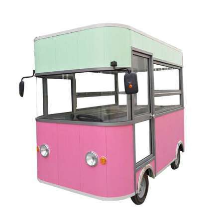 fast food stainless food cart electric food truck